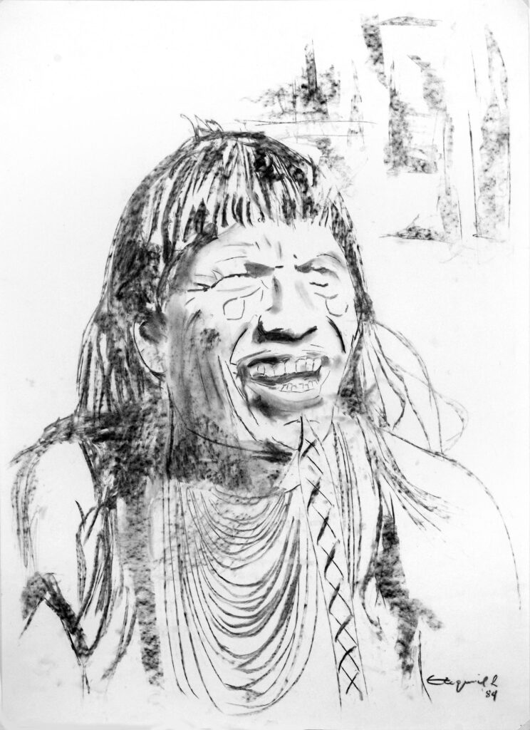 ritratto di uomo Suruí